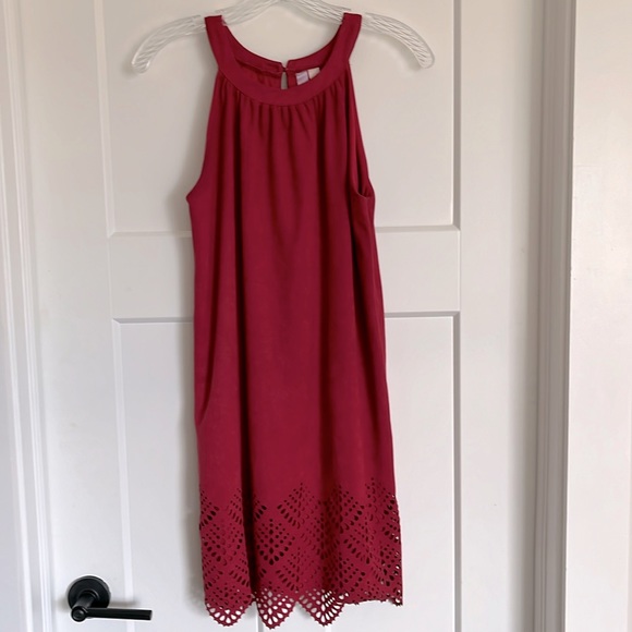 Small Alya red suede dress - Picture 2 of 7